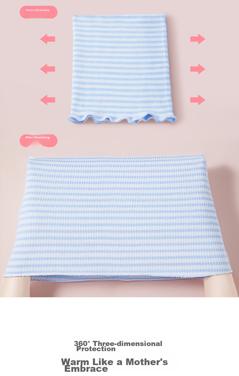Пояс для новорожденных Beiboshi Babybox, бандаж для живота, защита пупка, предотвращение грыжи, хлопок, синий, 2 шт.