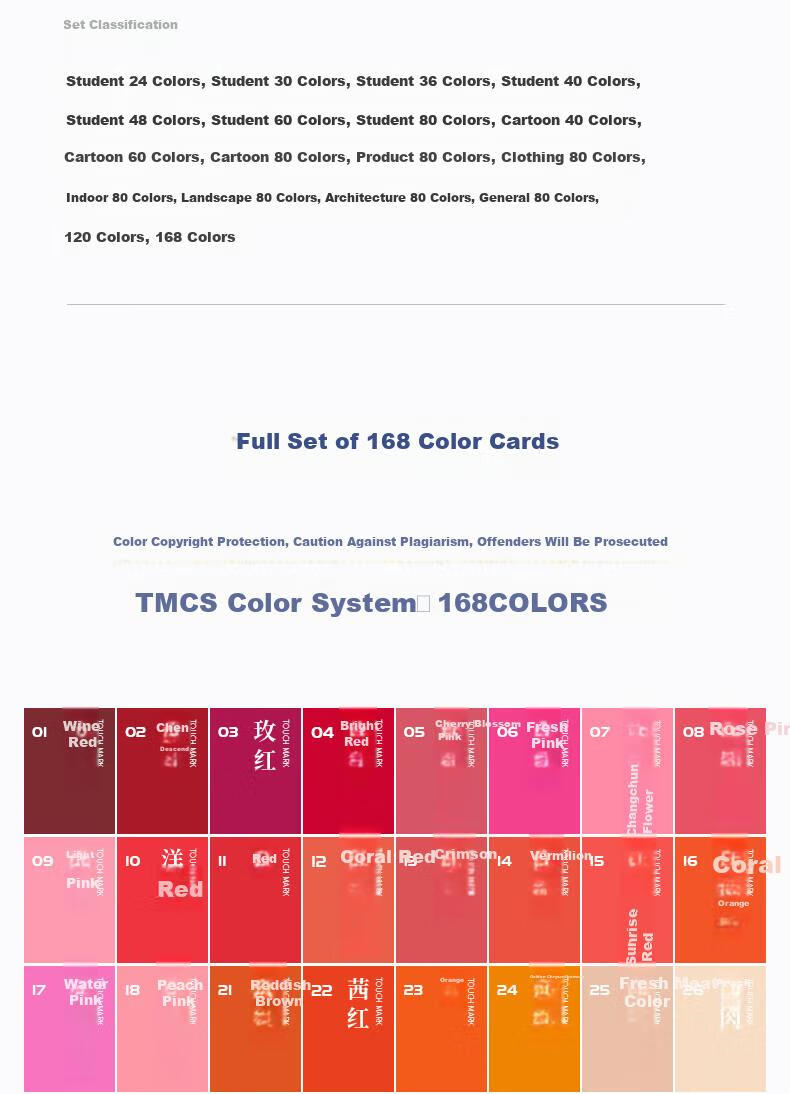 Маркеры Touch mark T3 Marker, набор 80 цветов, двухсторонние, спиртовые, с тонким и скошенным наконечником, для рисования и дизайна