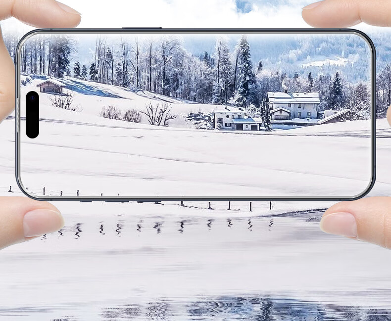 Защитное стекло Lanxingxiansheng для iPhone 15 Pro Max, полноэкранное, HD, антибликовое, противоударное