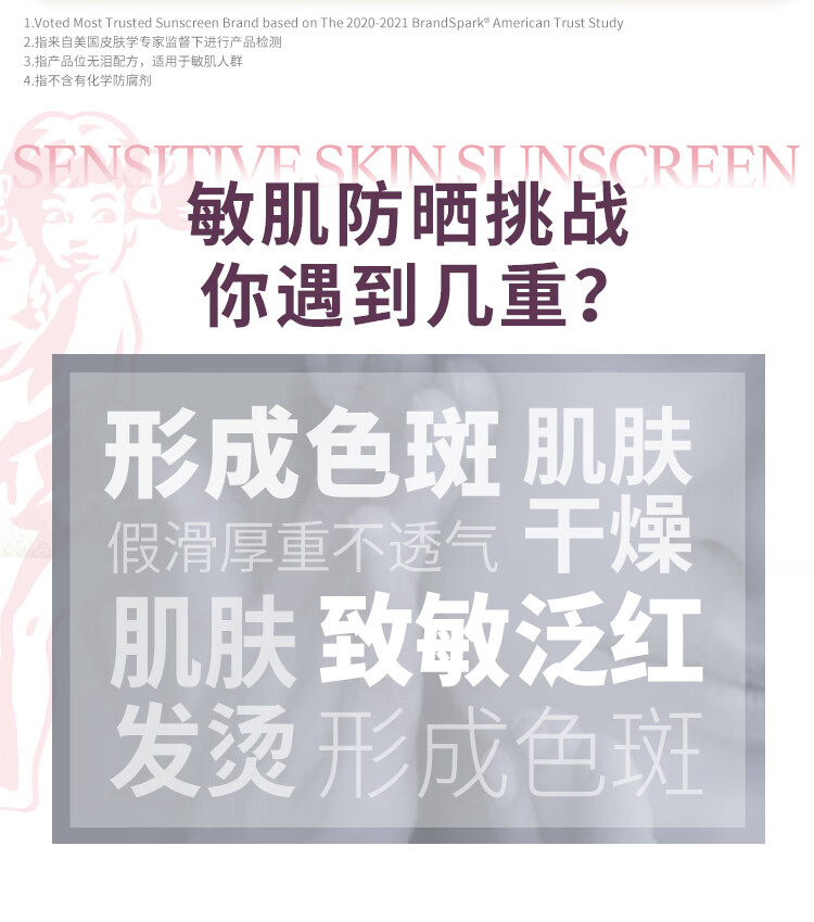 水宝宝（Coppertone）确美同水宝宝儿童防晒通勤防水植萃婴儿防晒乳SPF50 177ML