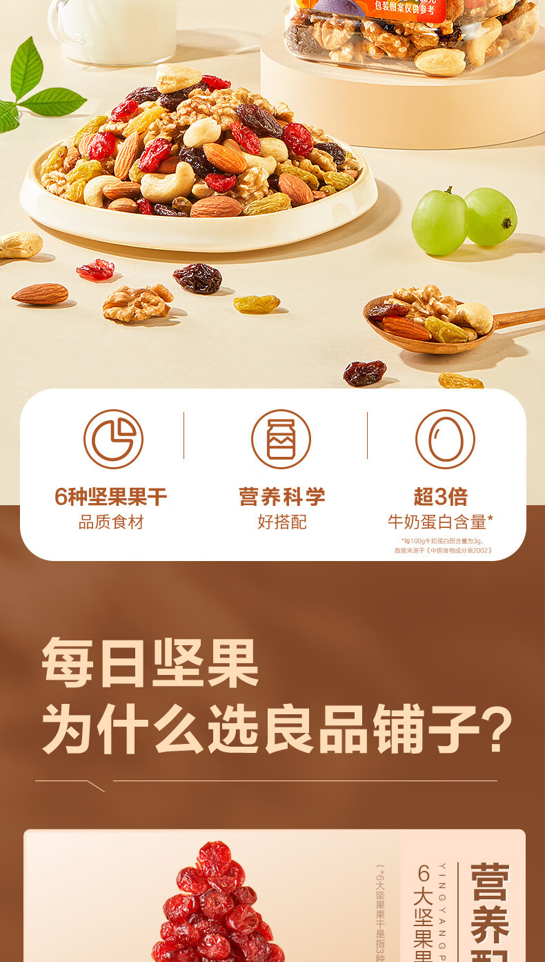 良品铺子每日坚果礼盒 混合坚果大礼包 干果原味坚果开心果孕妇零食 【独立罐装】每日坚果500g x1份