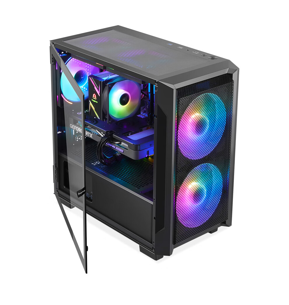 Корпус Segotep Zhuoling 1 Black (MATX, стекло, компактный)