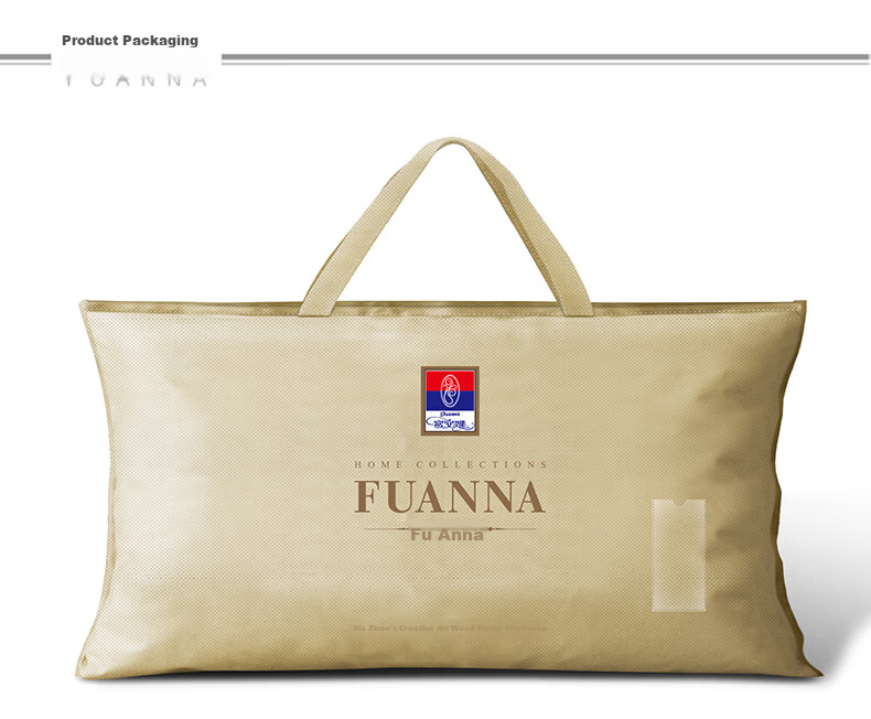 Подушка FUANNA Home Textiles, шелковая, дышащая, мягкая, с низким наполнителем, для взрослых, 70*45 см, 1 шт.