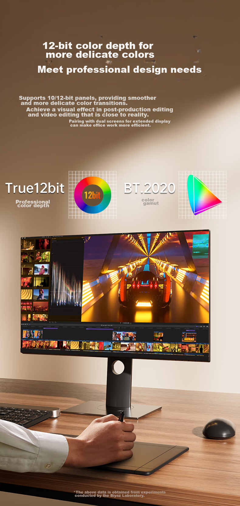 Кабель-адаптер BIAZE Mini DP на DP 1.4, 0.2 метра, 8K 60Hz, HDR, G-Sync/FreeSync, черный