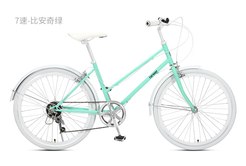自行车男女式成人通用便携城市通勤单车 比安奇绿【行情 报价 价格