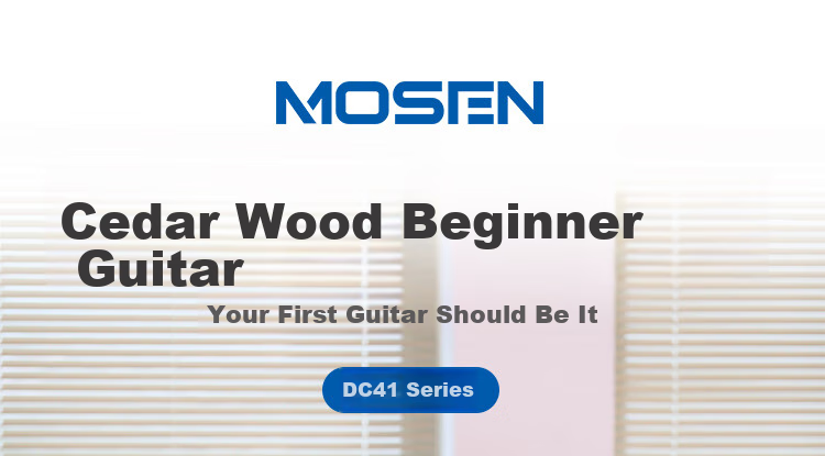 Акустическая гитара MOSEN DC41TBS, 41 дюйм, для начинающих, матовая отделка, градиентный цвет