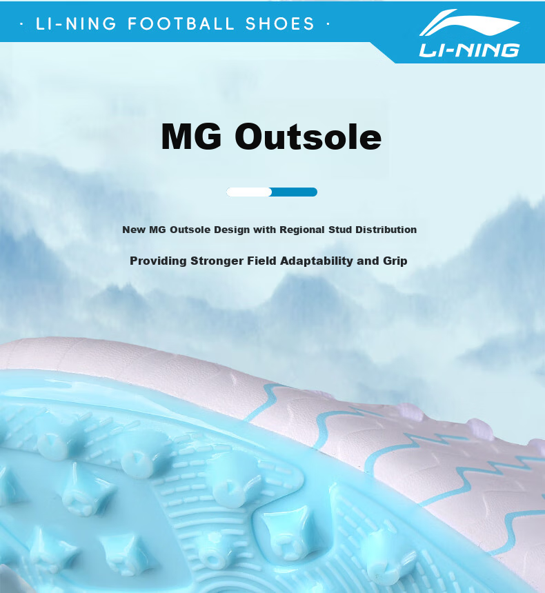 Детские футбольные бутсы Li-Ning MG с короткими шипами для мальчиков и девочек от 6 до 12 лет, профессиональные тренировочные бутсы для соревнований, размер 38