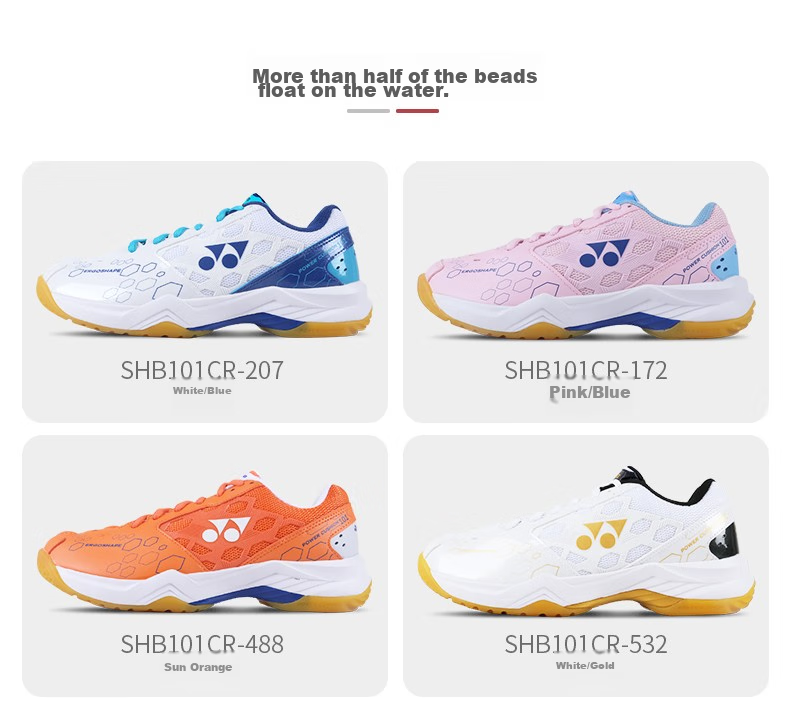 Кроссовки для бадминтона YONEX SHB101CR, мужские и женские, дышащие, амортизирующие, светло-голубые, размер 39