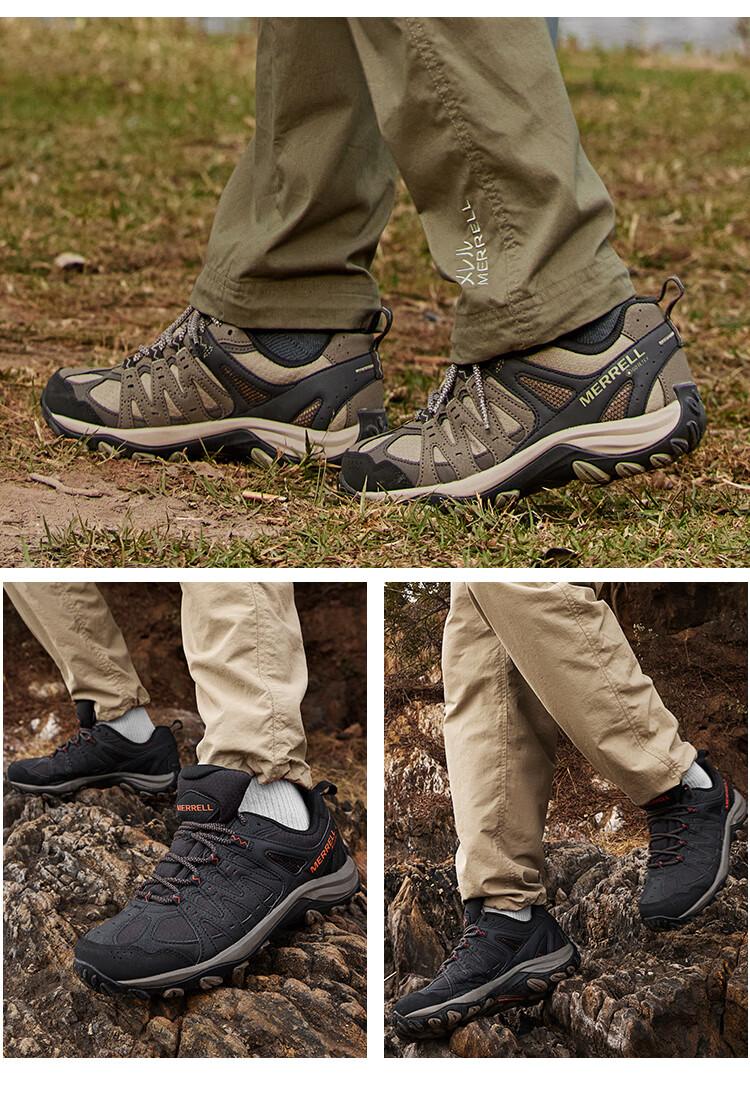 Merrell ACCENTOR GTX Classic Low-Top Женские водонепроницаемые дышащие нескользящие износостойкие треккинговые ботинки