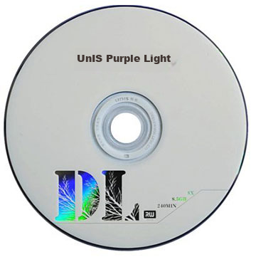 紫光（UNIS）DVD+R   DL光盘/刻录盘 8速8.5G 单面双层 桶装10片 空白光盘-京东