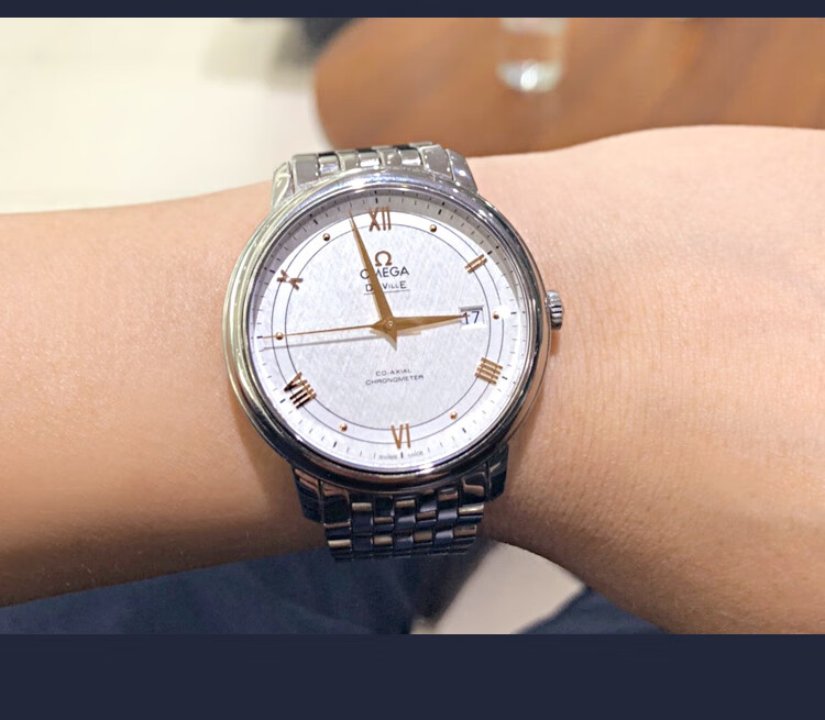 OMEGA 欧米茄 碟飞典雅系列 424.10.40.20.02.004 男式自动机械手表 下单折后¥18999闪购