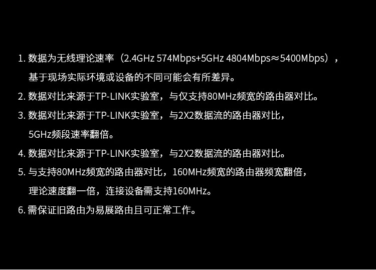 TP-LINK AX5400千兆无线路由器 WiFi6 5G双频高速网络 Mesh路由 游戏路由 智能家用穿墙 XDR5450易展Turbo版