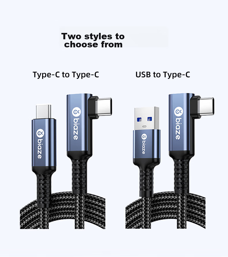 Кабель BIAZE VR Link Streaming USB 3.0 Type-C, 5 метров, для Oculus Quest 2/1