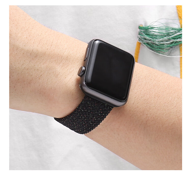 Ремешок MSSM для Apple Watch Series 11/Ultra 3/S10/9/8/SE3, нейлоновый плетеный, цвет "Камуфляж", размер 44/45/46/49 мм