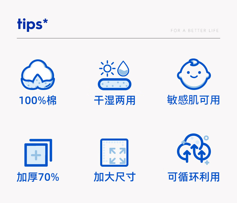 熙比月光宝盒洗脸巾女一次性特大特厚抽取式擦脸棉柔巾 3盒25*35cm/片