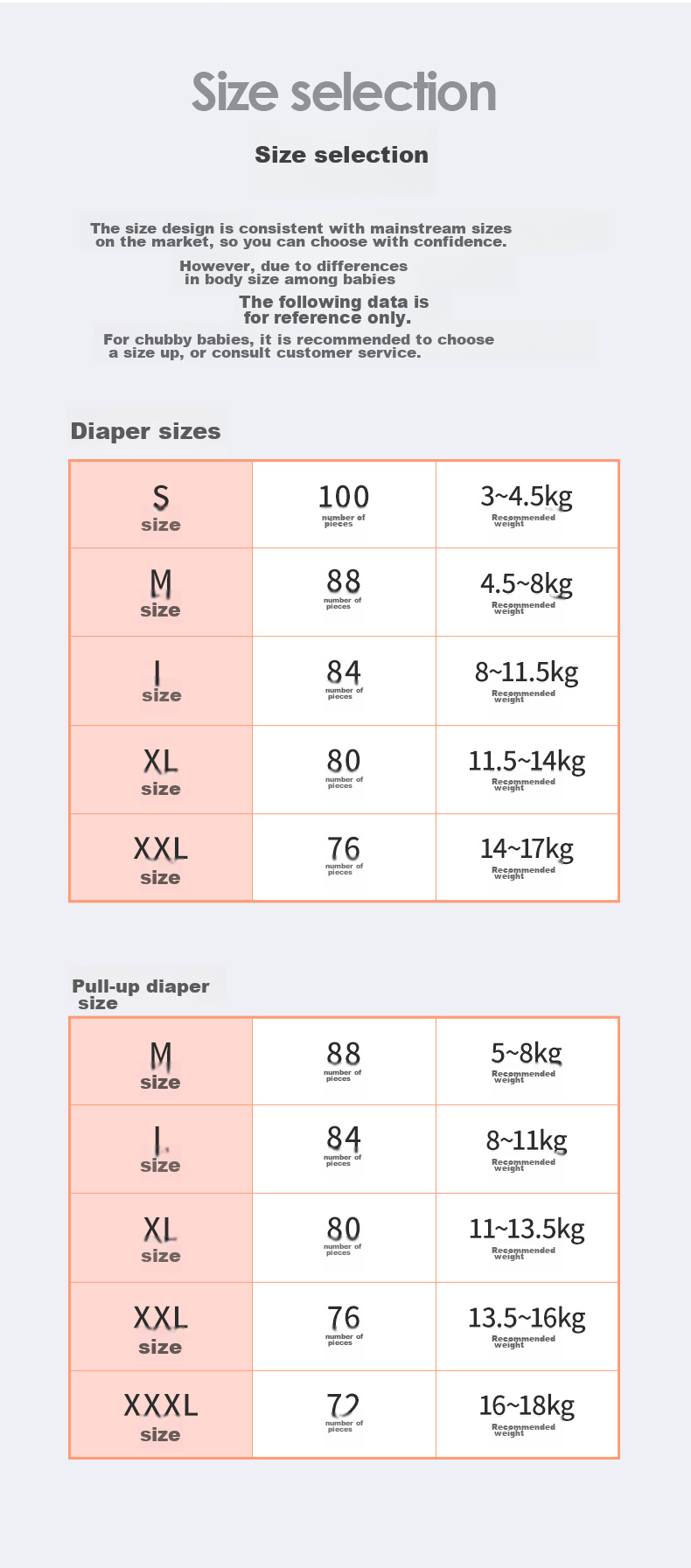 Подгузники-трусики YINGYA Aiyala XL, 2 упаковки, 80 шт. (11-13.5 кг)