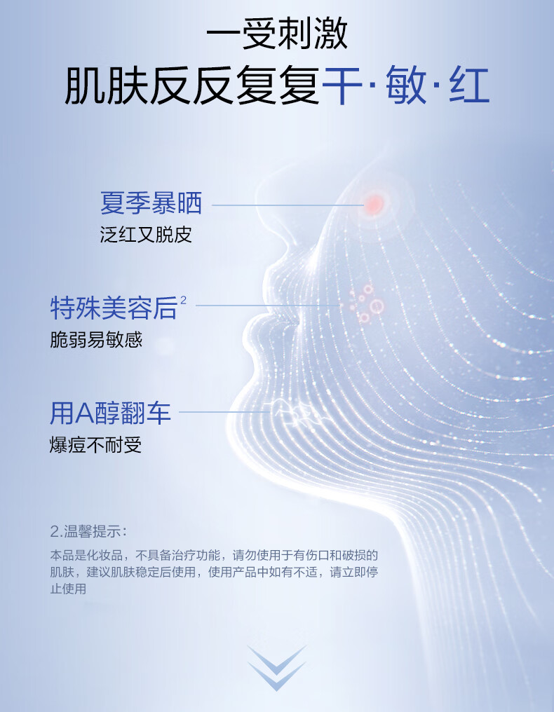 珀莱雅（PROYA）源力面膜2.0 【重磅升级】晒后修护舒缓敏感补水保湿面膜女男15片