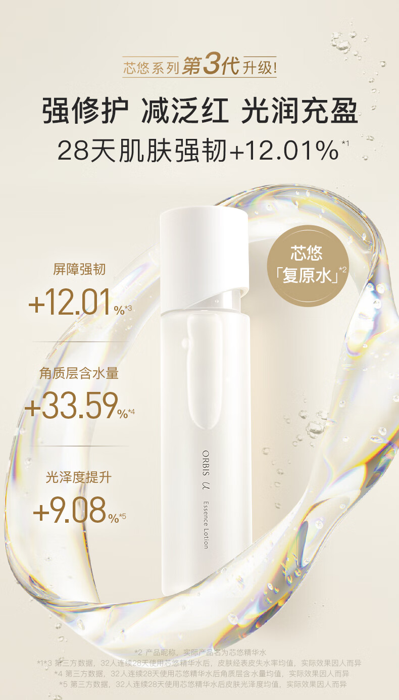 ORBIS奥蜜思芯悠精华水（旅行装）40ml（日本原装进口）（尝鲜非卖品）