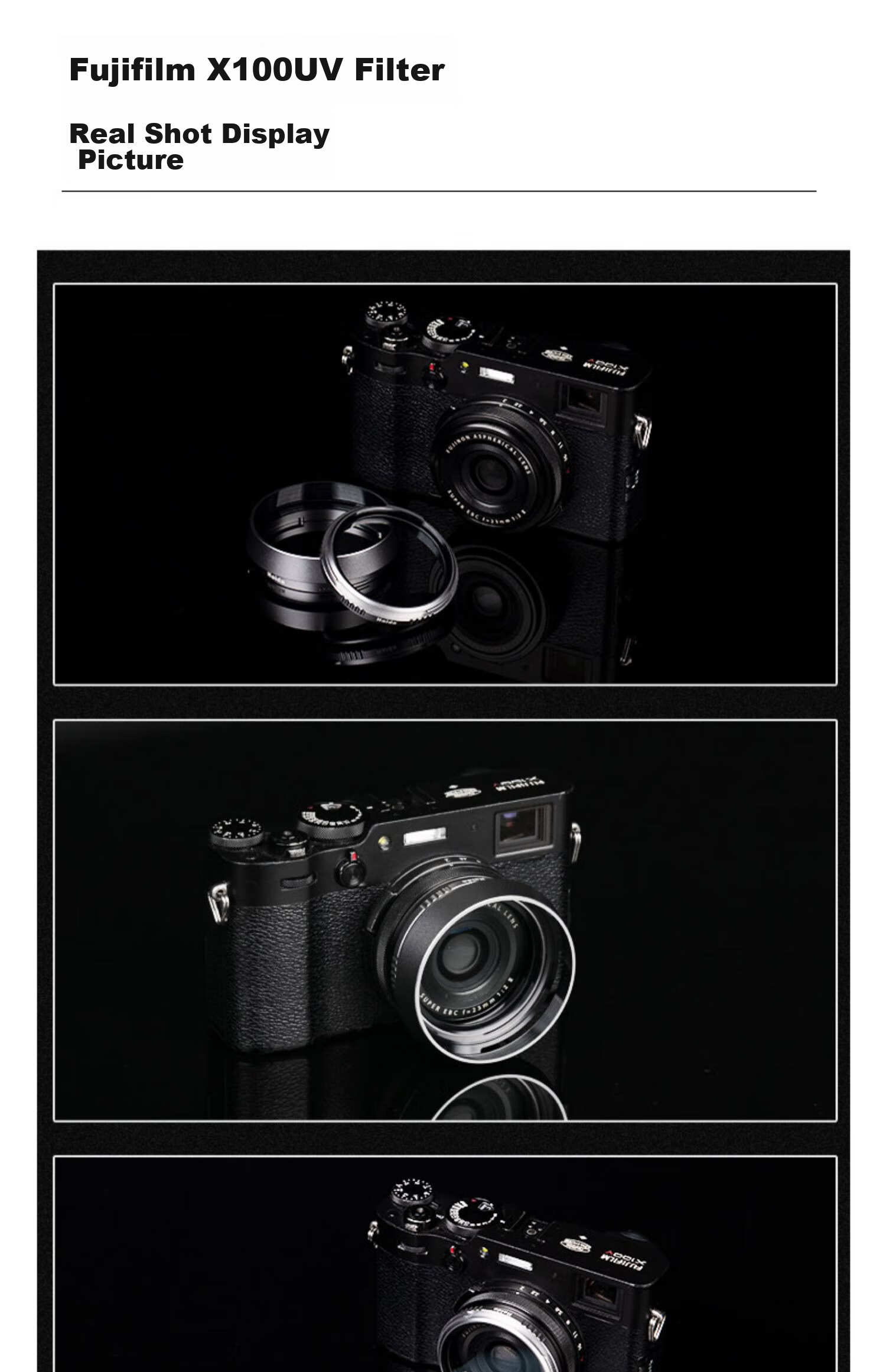 Защитный фильтр Haida NanoPro для камер Fuji X100 Series, УФ-фильтр, нейтрально-серый фильтр, черный, 49 мм
