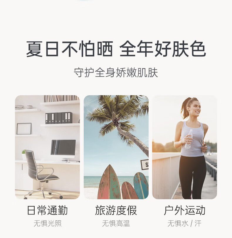 仁和匠心防晒乳30g 防晒霜隔离霜妆前乳男女防嗮户外紫外线全身通用SPF50+
