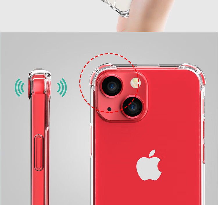 Прозрачный чехол для iPhone 13