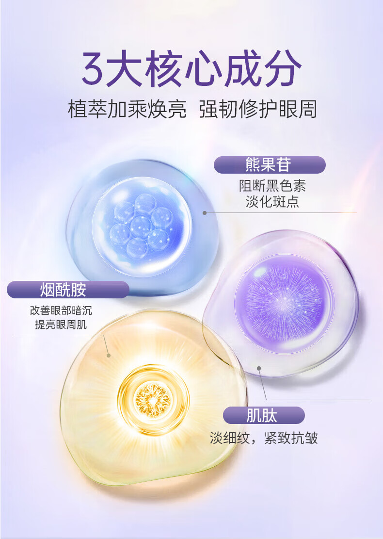 美颜笔记南京同仁堂眼霜黑眼圈淡化细纹眼袋提拉紧致熬夜抗皱眼霜25g