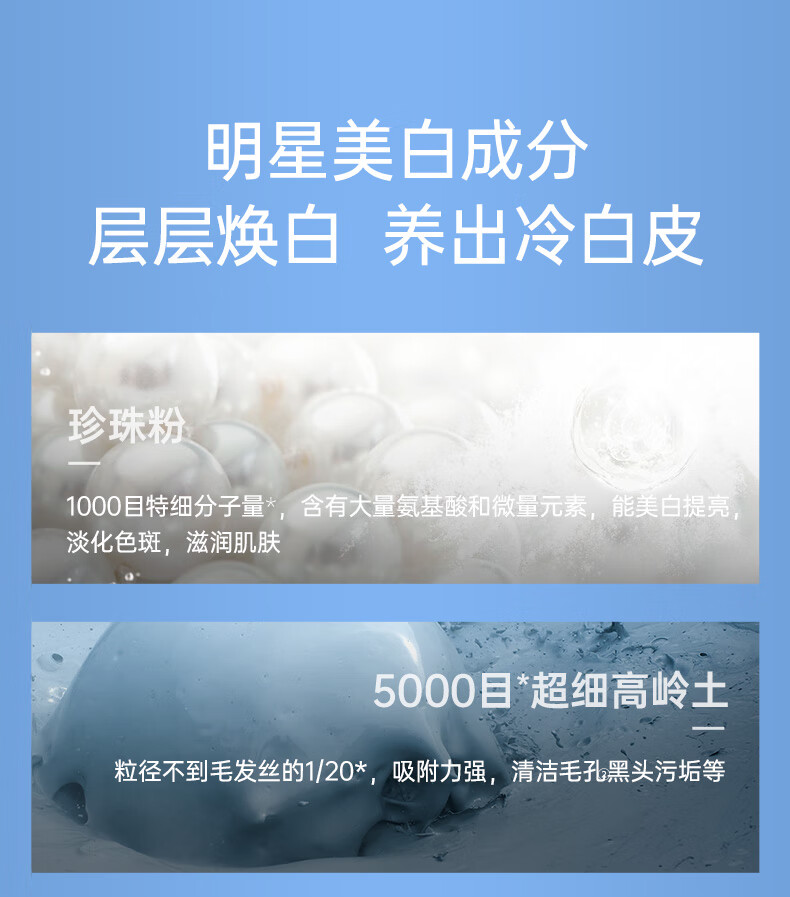 膜法世家美白清洁组合泥膜 控油去黑头补水提亮（黑豆145g+珍珠135g）
