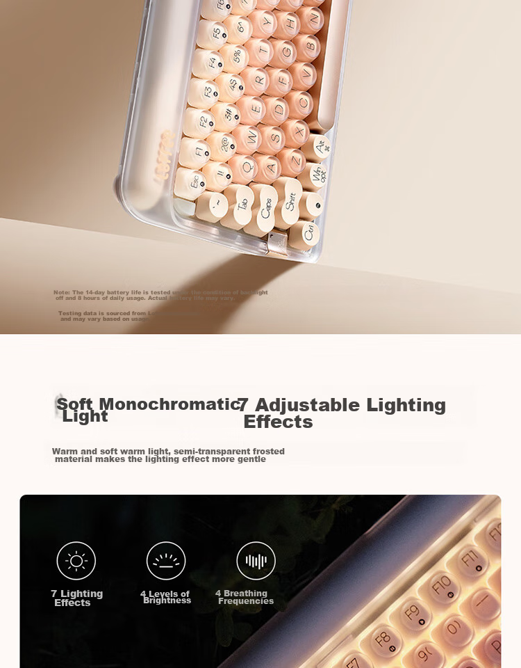 LOFREE Foundation Liquid Keyboard, беспроводная механическая Bluetooth клавиатура с тремя режимами, с возможностью горячей замены, для женского офисного компьютера, 84 клавиши