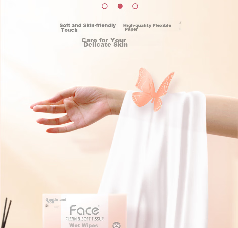 Бумажные платочки C&S Facial Tissues, розовые, 3-слойные, 150 листов*24 упаковки, влажные салфетки M, целый ящик туалетной бумаги