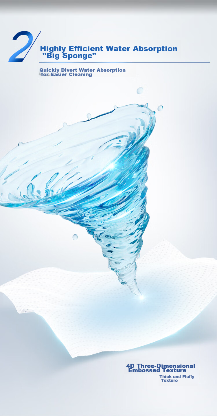 Кухонные полотенца APP Kitchen Paper Towels, 2-слойные, 200 листов в упаковке, пищевые, одноразовые чистящие салфетки, удобный дизайн с подвешиванием