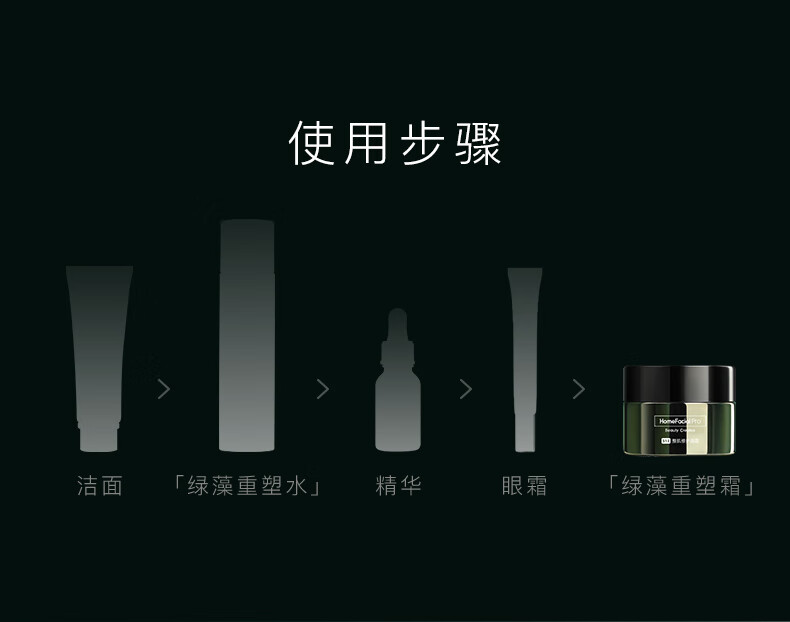 HomeFacialPro黑标整肌修护面霜45g  hfp补水保湿淡纹维稳精华舒缓