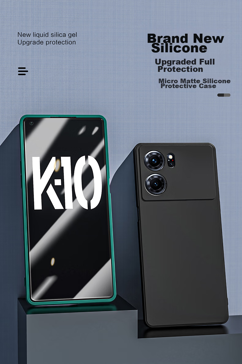 Чехол HotFire для OPPO K10, противоударный силиконовый с полной защитой объектива, черный