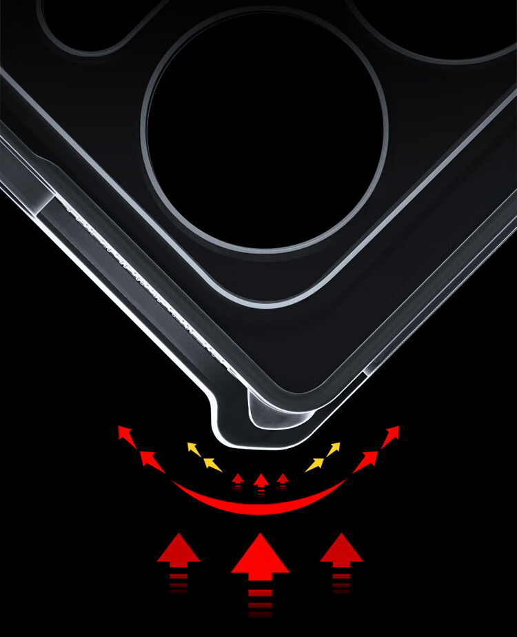 Xundd Магнитный защитный чехол для Red Magic 9 Pro+/9 Pro/9 Pro+/9 Pro, противоударный игровой чехол с защитой всего объектива и рассеиванием тепла, прозрачный защитный чехол