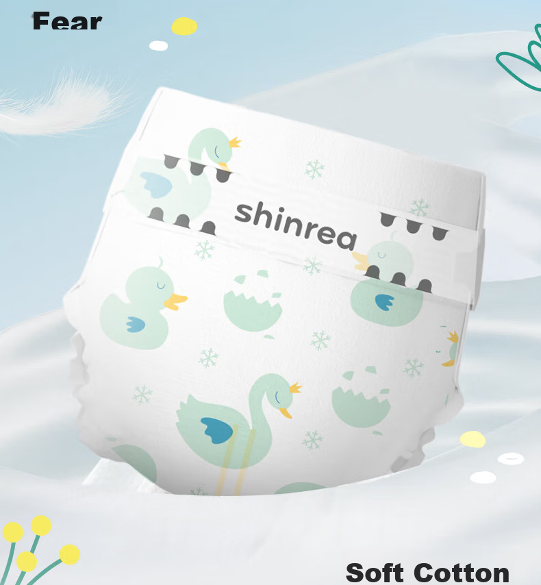 Подгузники Shinrea Swan XL, 68 шт., дышащие, мягкие, унисекс, в коробке