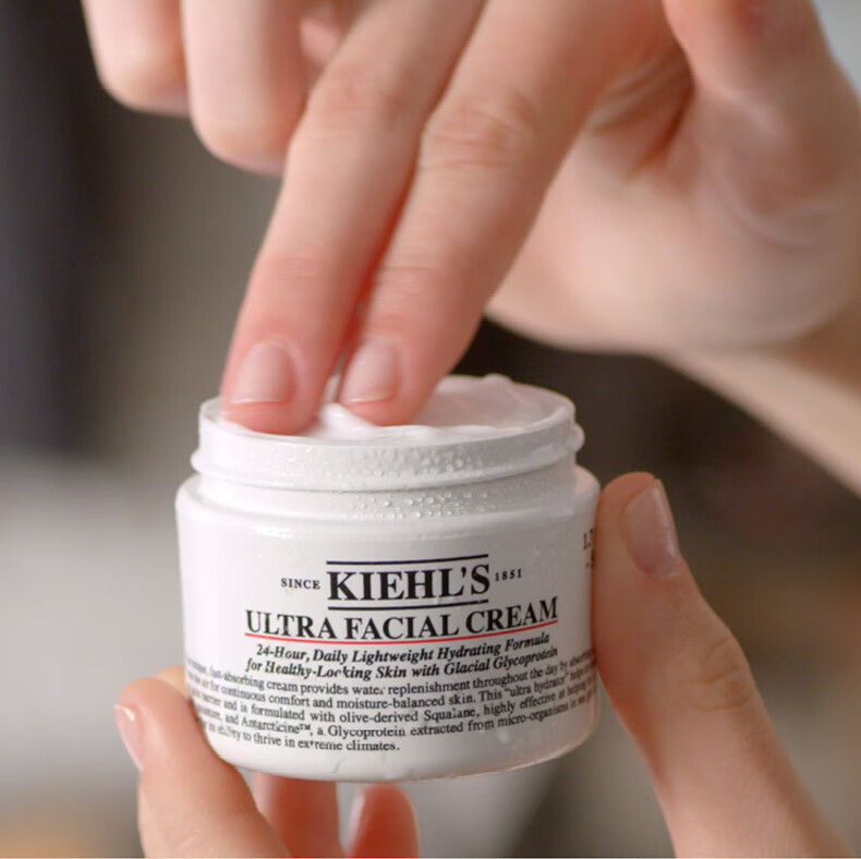 科颜氏（Kiehl's）高保湿面霜角鲨烷保湿补水乳液缓解干燥紧绷125ml 送女友生日礼物