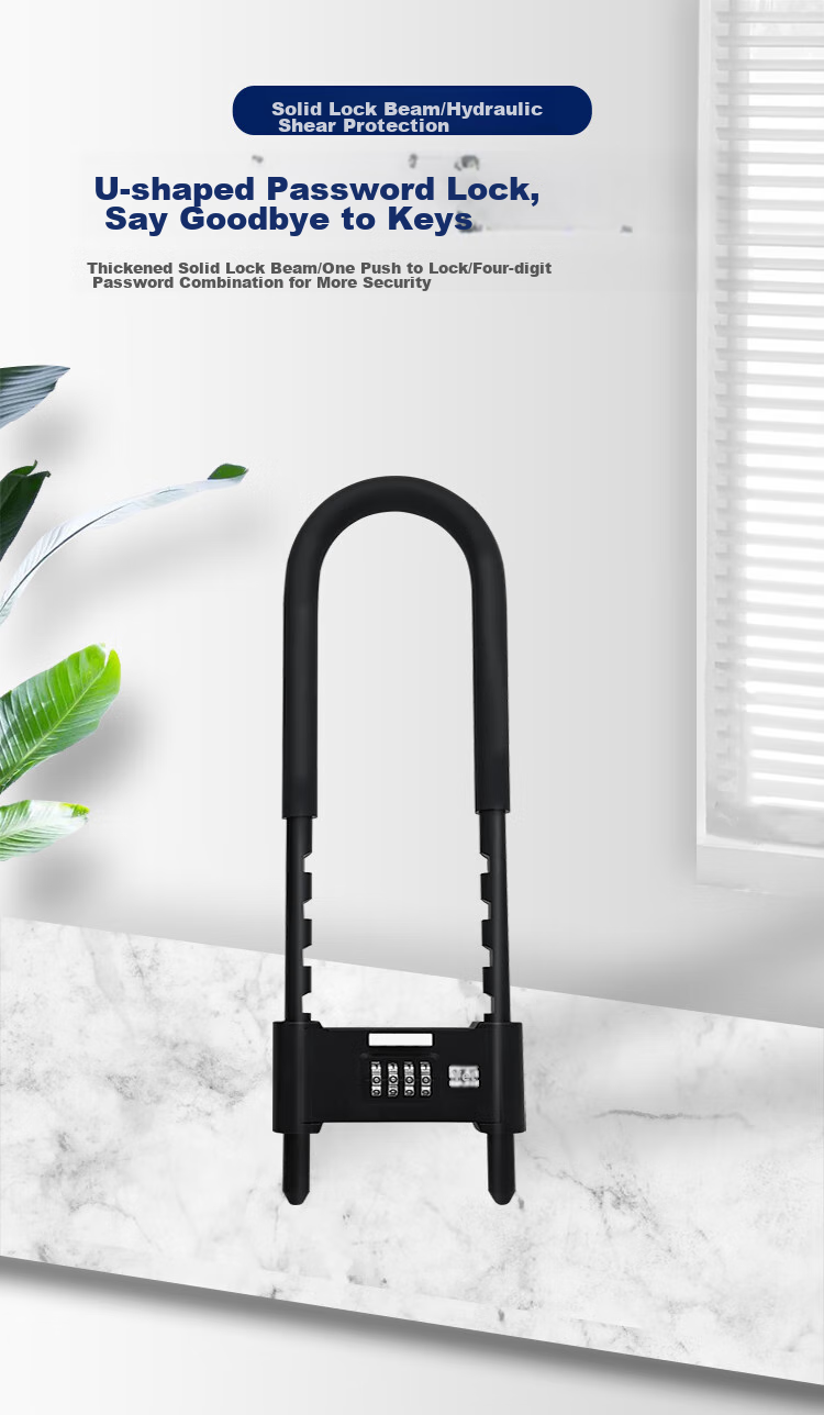 Замок GSON Padlock, U-образный замок, замок для стеклянной двери, кодовый замок U-образной формы, один комплект.