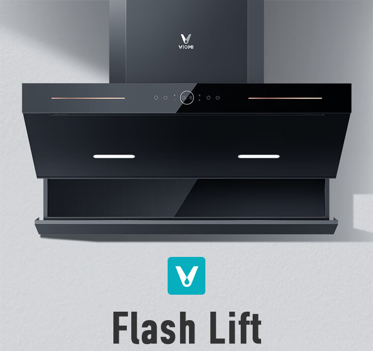 云米（VIOMI）Flash Lift智能精品抽油烟机 侧吸式跨界油烟机 21大吸力 以旧换新自动升降VK706