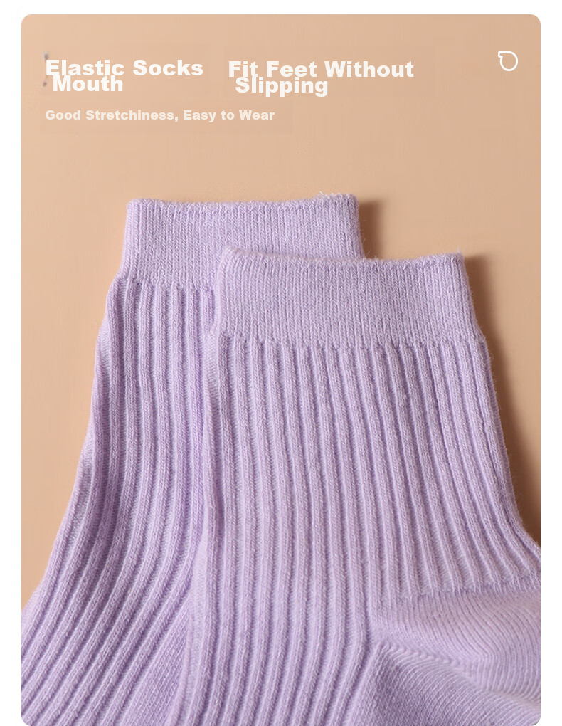 Комплект детских носков Hodo Children's Socks W5006, 4 пары, мультиколор, размер 20-22 см (31-34 размер обуви)