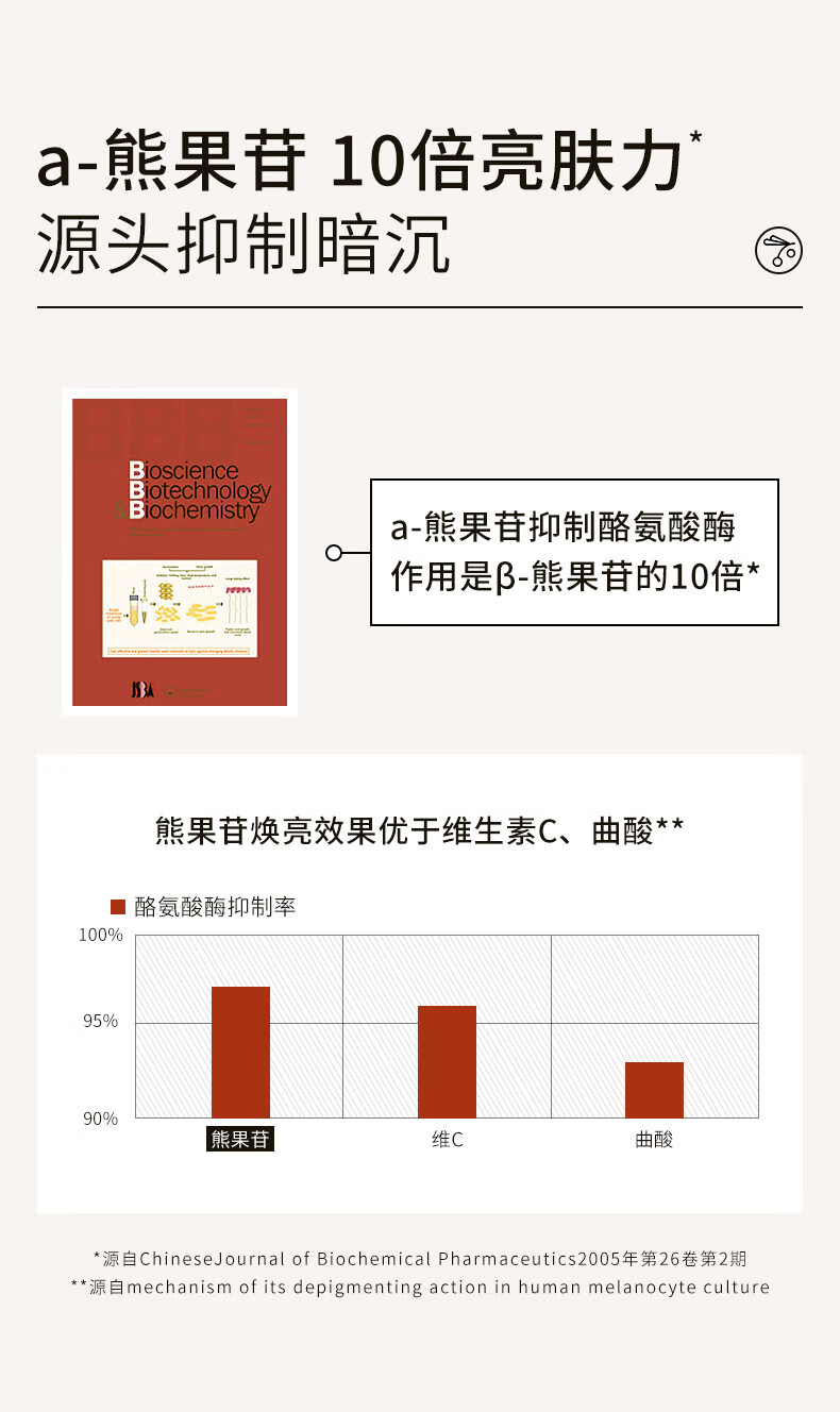 HORNCOSBN发光水α熊果苷精萃水爽肤水护肤水化妆水提亮补水保湿七夕礼物