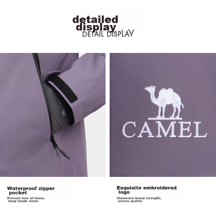 Мужская куртка CAMEL B001, ветровка для походов, унисекс, ветрозащитная, водонепроницаемая, размер M, зеленый