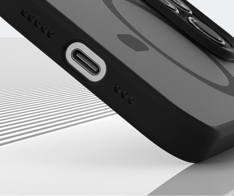 Чехол Lanxingxiansheng для iPhone 15 Pro, MagSafe, силиконовый, темно-синий