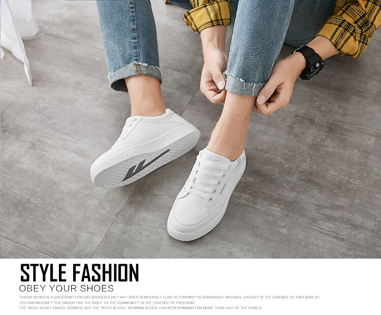 Кроссовки Warrior Casual Shoes for Men, классические белые кеды, универсальные кроссовки для скейтбординга, мужская уличная удобная легкая спортивная обувь, дышащая мужская обувь WXY-L319N Белый и черный размер 42