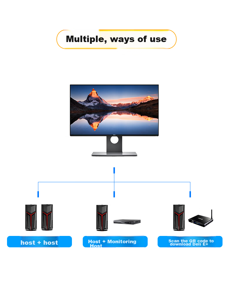 KVM-переключатель MT-Viki MT-401, 4-портовый, VGA, USB, с кабельным управлением и кнопками