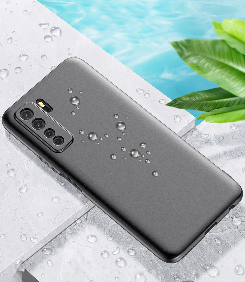 Чехол для телефона HotFire для HUAWEI Nova 7 SE, Huawei Nova 7 SE 5G, противоударный, матовый, прозрачный, черный