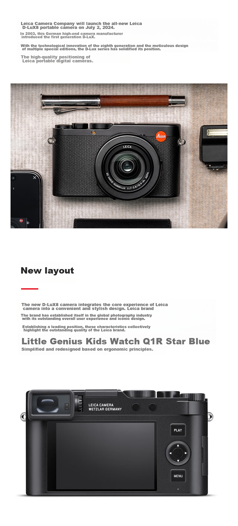 Компактная цифровая камера Leica