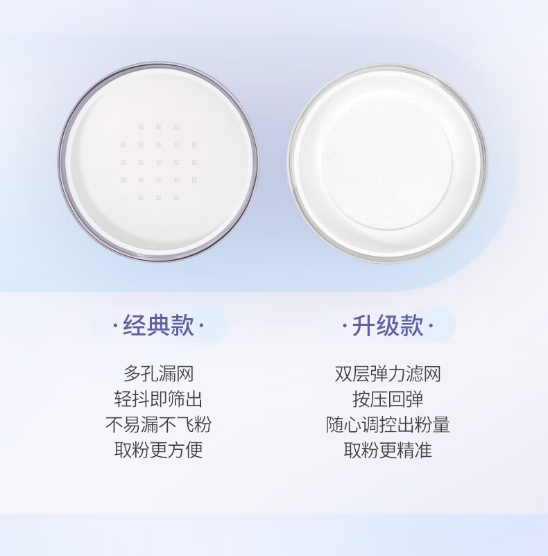 AKF轻透柔焦散粉10g#02细闪透明色定妆蜜粉饼喷雾持久自然遮瑕提亮