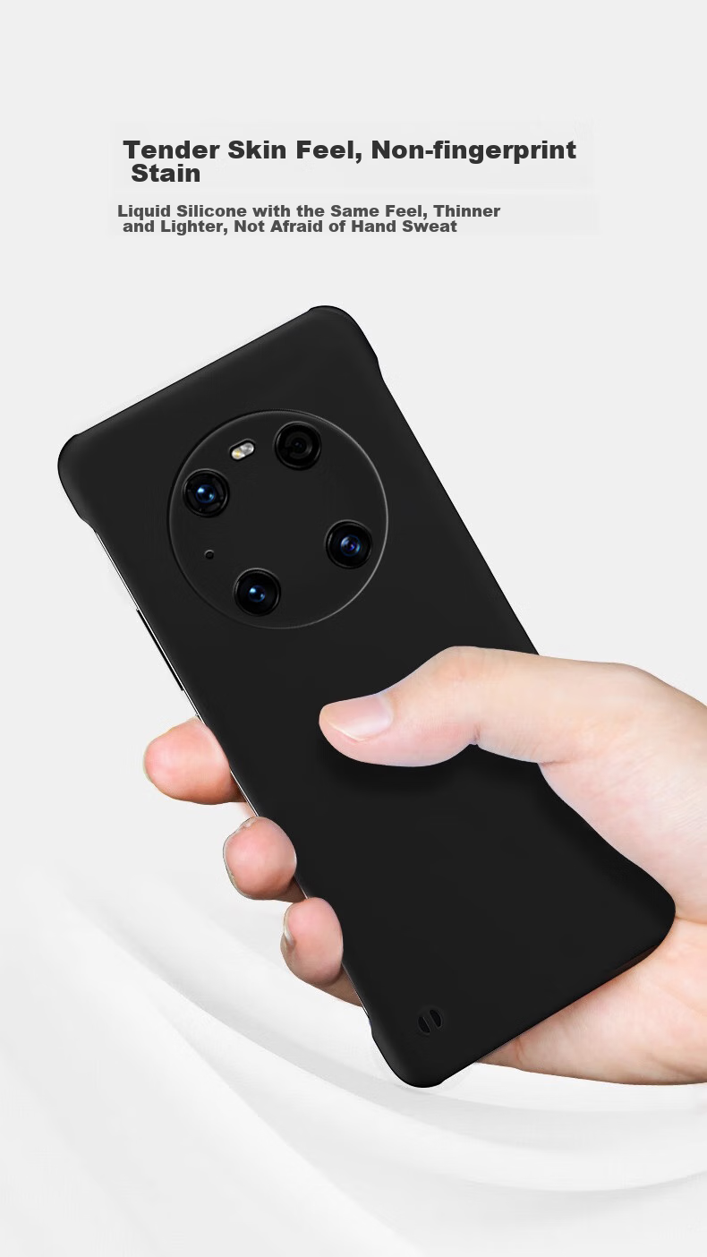 POZZO Ультратонкий матовый чехол для Huawei Mate40 Pro, безрамочная защитная накладка с амортизацией и теплоотводом для мужчин и женщин, простой дизайн [Ночное небо, черный]