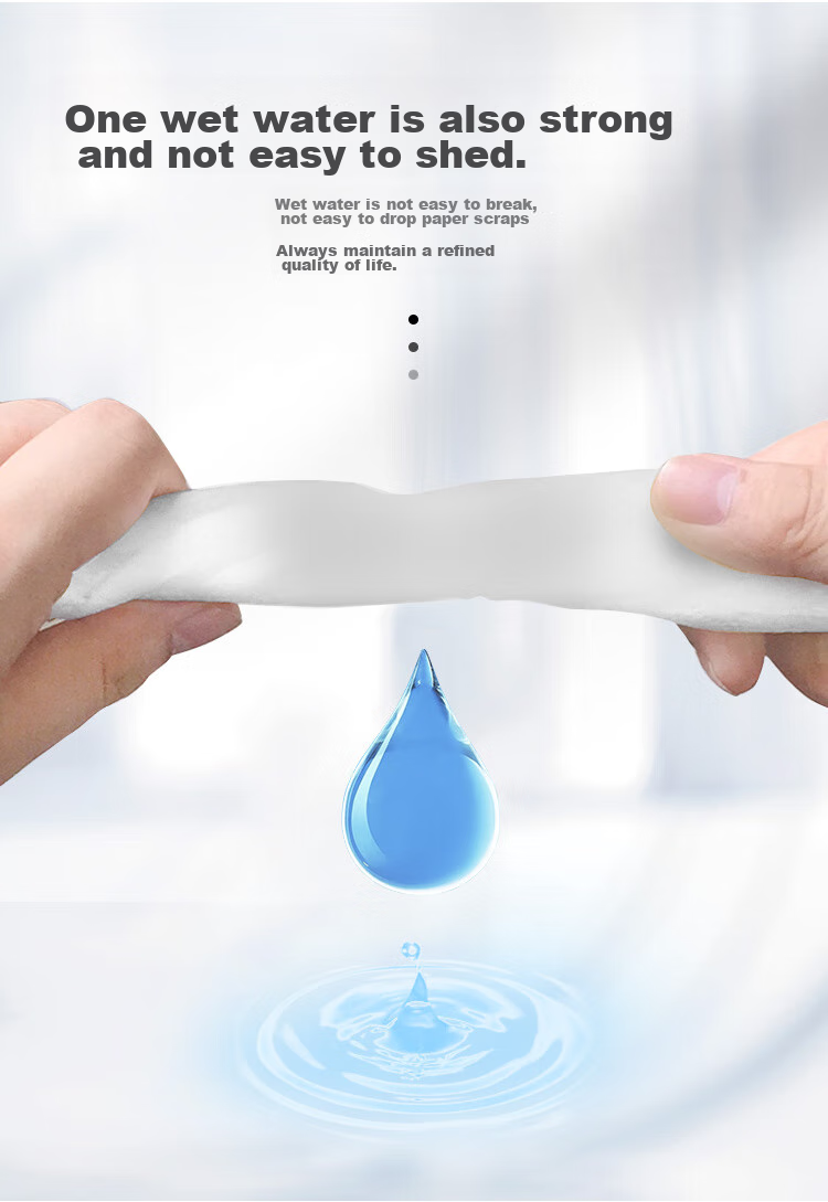 Рулонная туалетная бумага Hygienix Core Roll, 4D растворимая, 120 г * 27 рулонов, бумажные полотенца для ванной, смываемая туалетная бумага