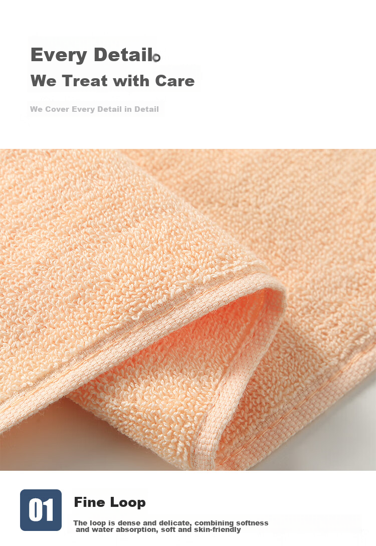 Набор полотенец Xinya Pure Cotton, 3 шт., ультрамягкие, впитывающие, для взрослых, 30*60 см