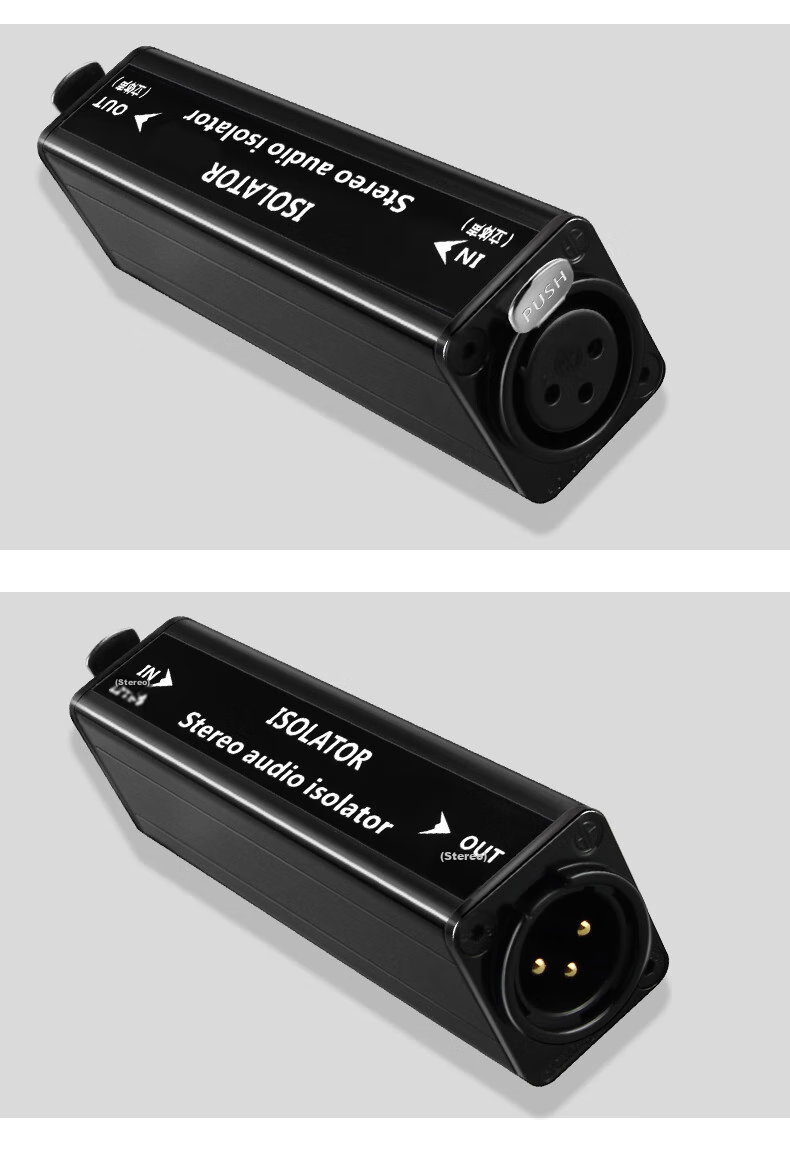Фильтр шума Beishanque BSQ-XLR01, аудиоизолятор, 1 канал, XLR, для устранения помех и шума